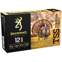 Browning 12 Ga TSS Tungsten Turkey 3 1/2" 2 1/4 Oz Box 5 Rd